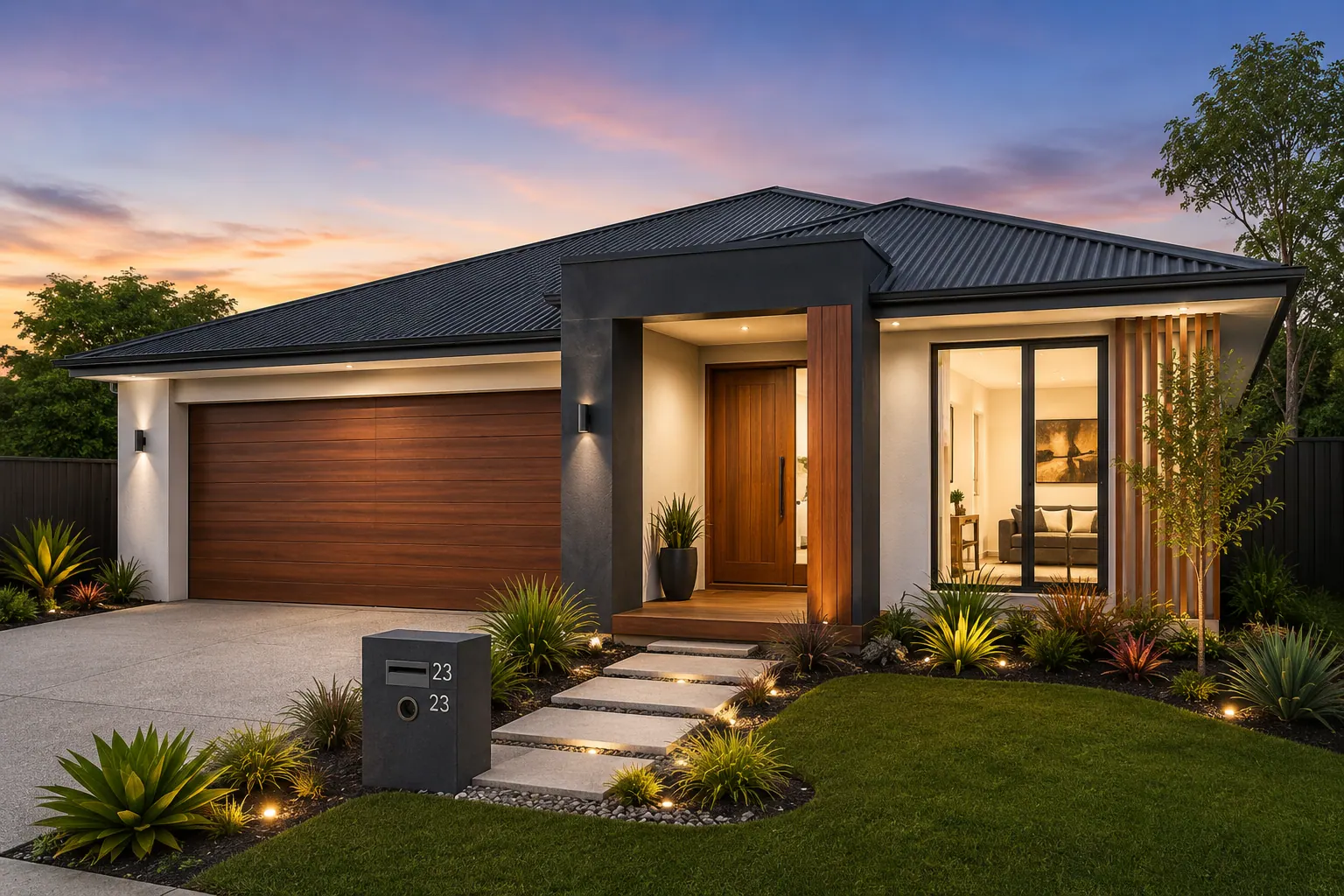 Contemporary family homes: concept view 5