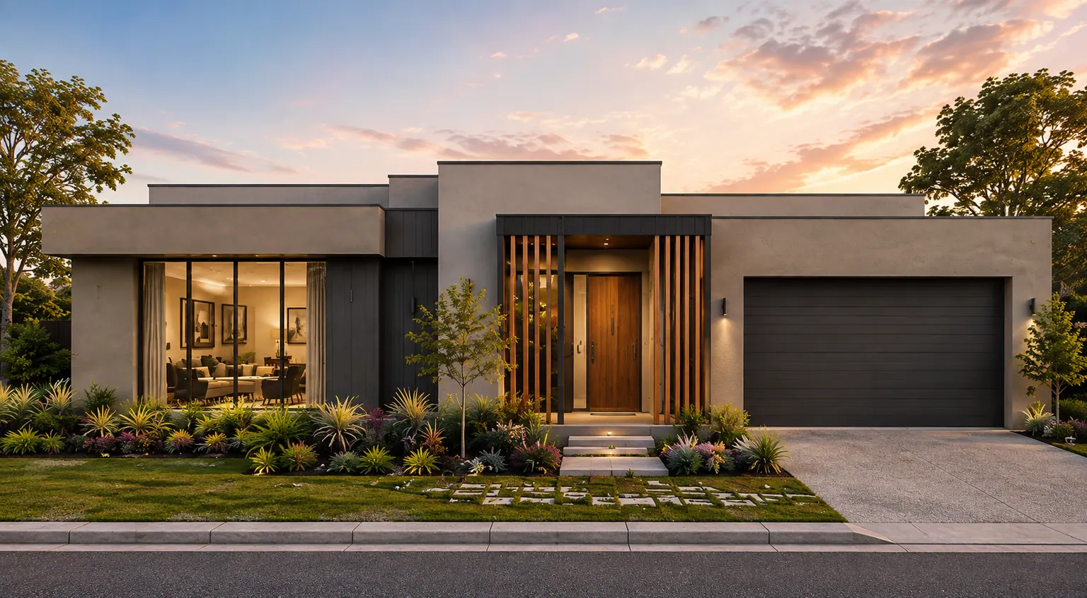 Contemporary family homes: concept view 7