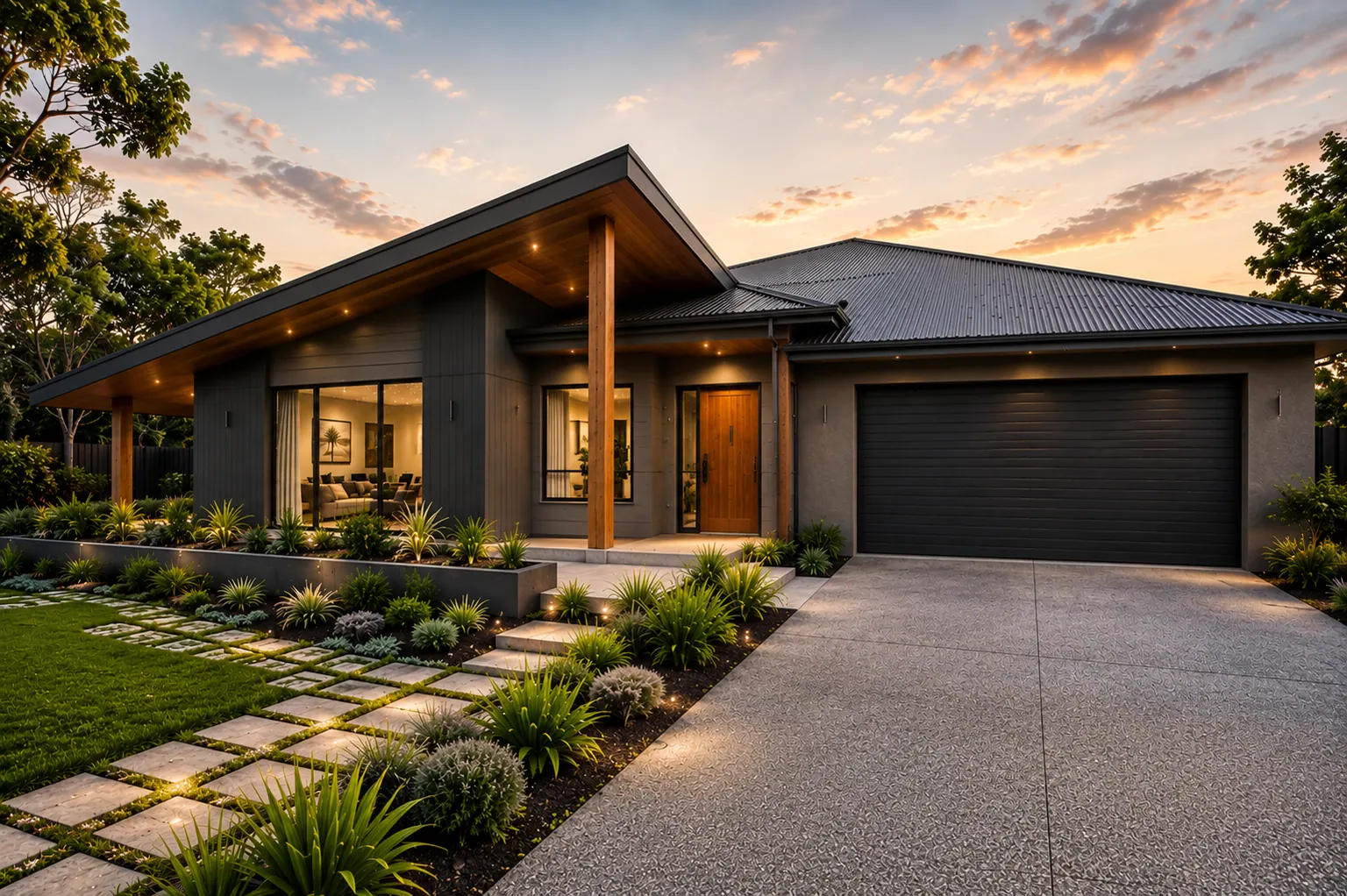 Contemporary family homes: concept view 8