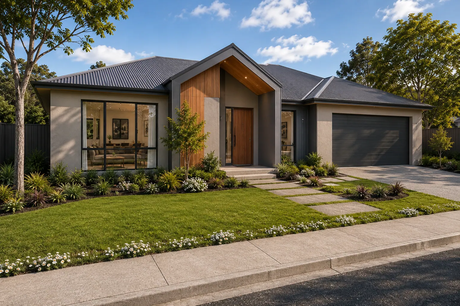 Contemporary family homes: concept view 13