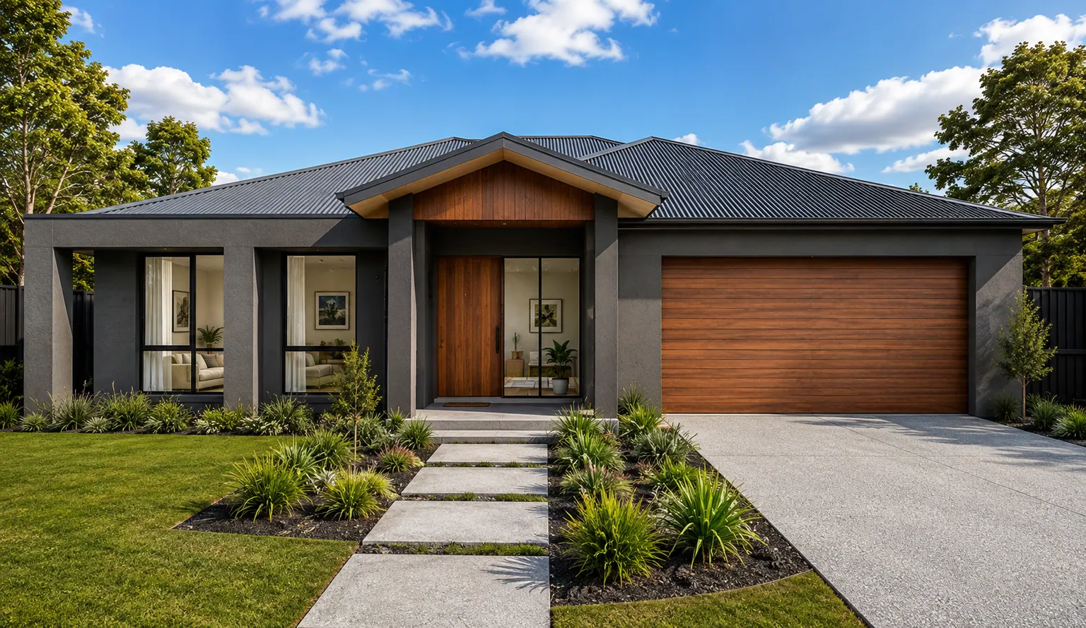 Contemporary family homes: concept view 14