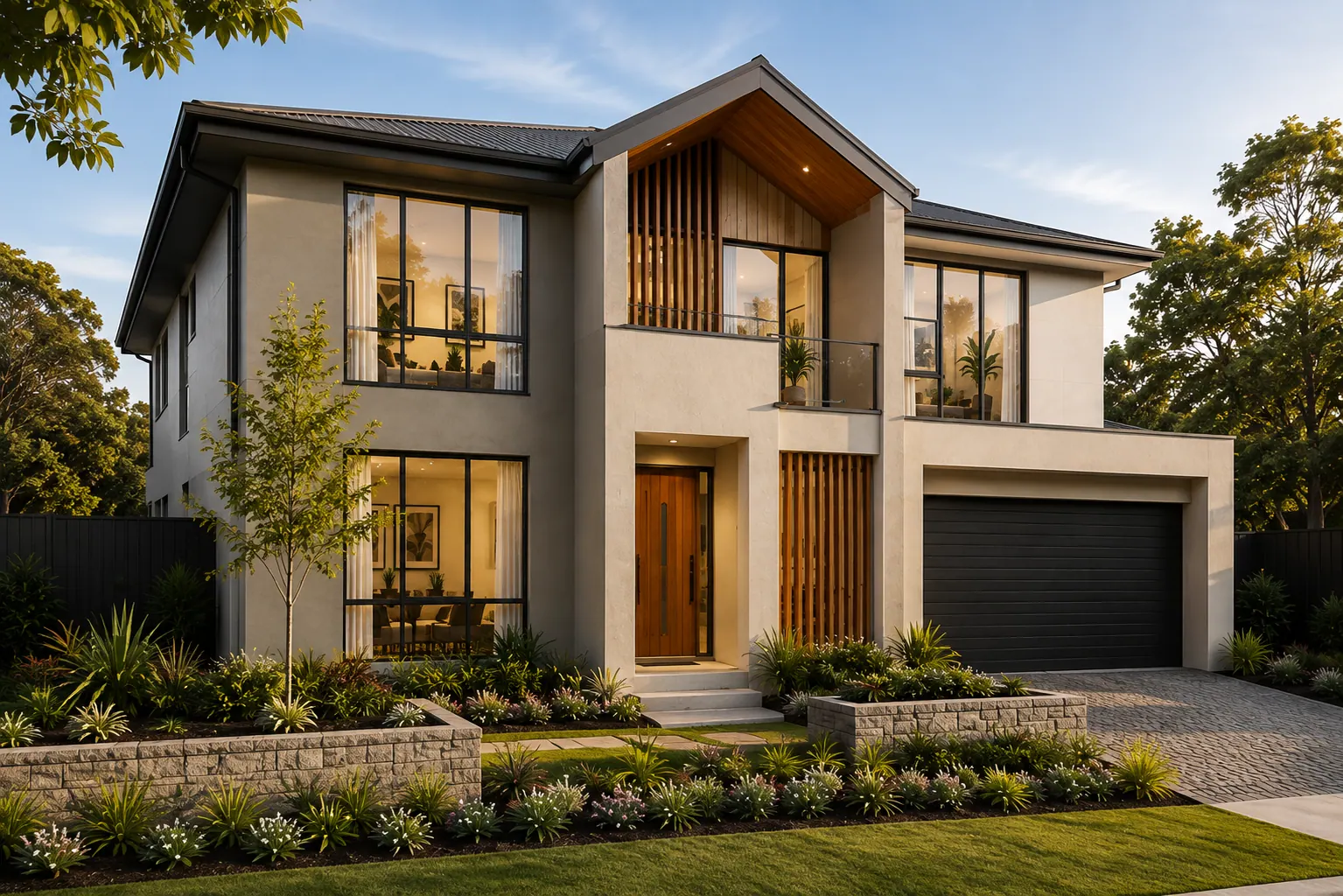 Contemporary family homes: concept view 17