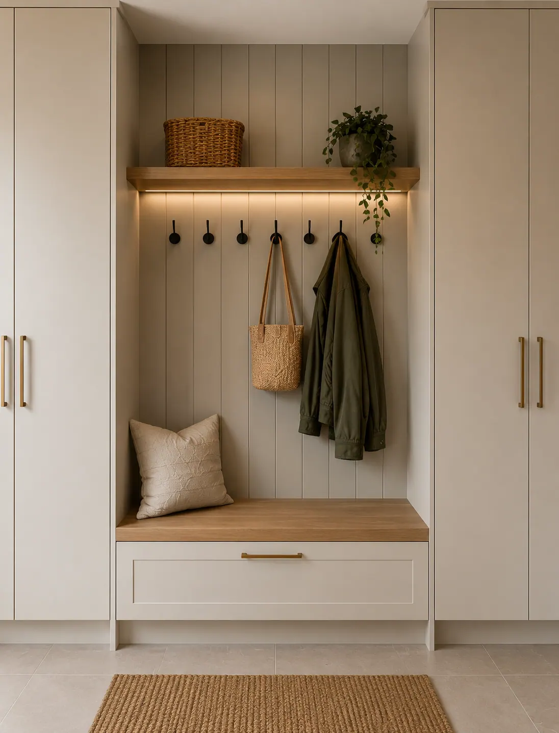 Entries, laundry and storage: concept view 4