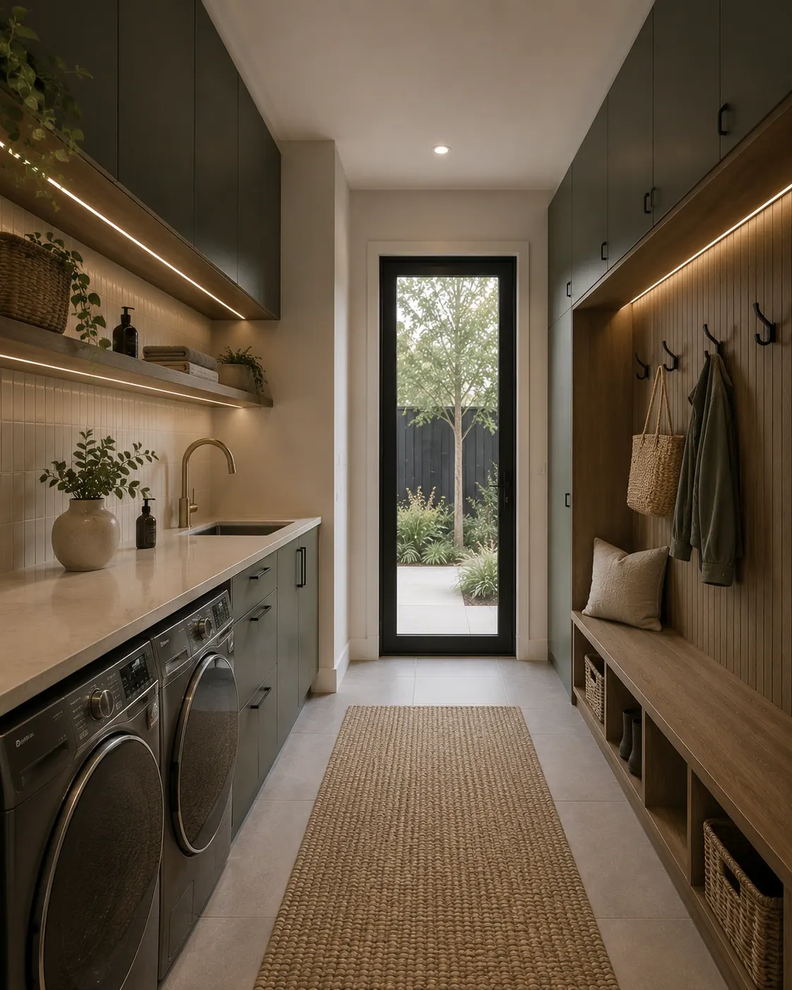 Entries, laundry and storage: concept view 7