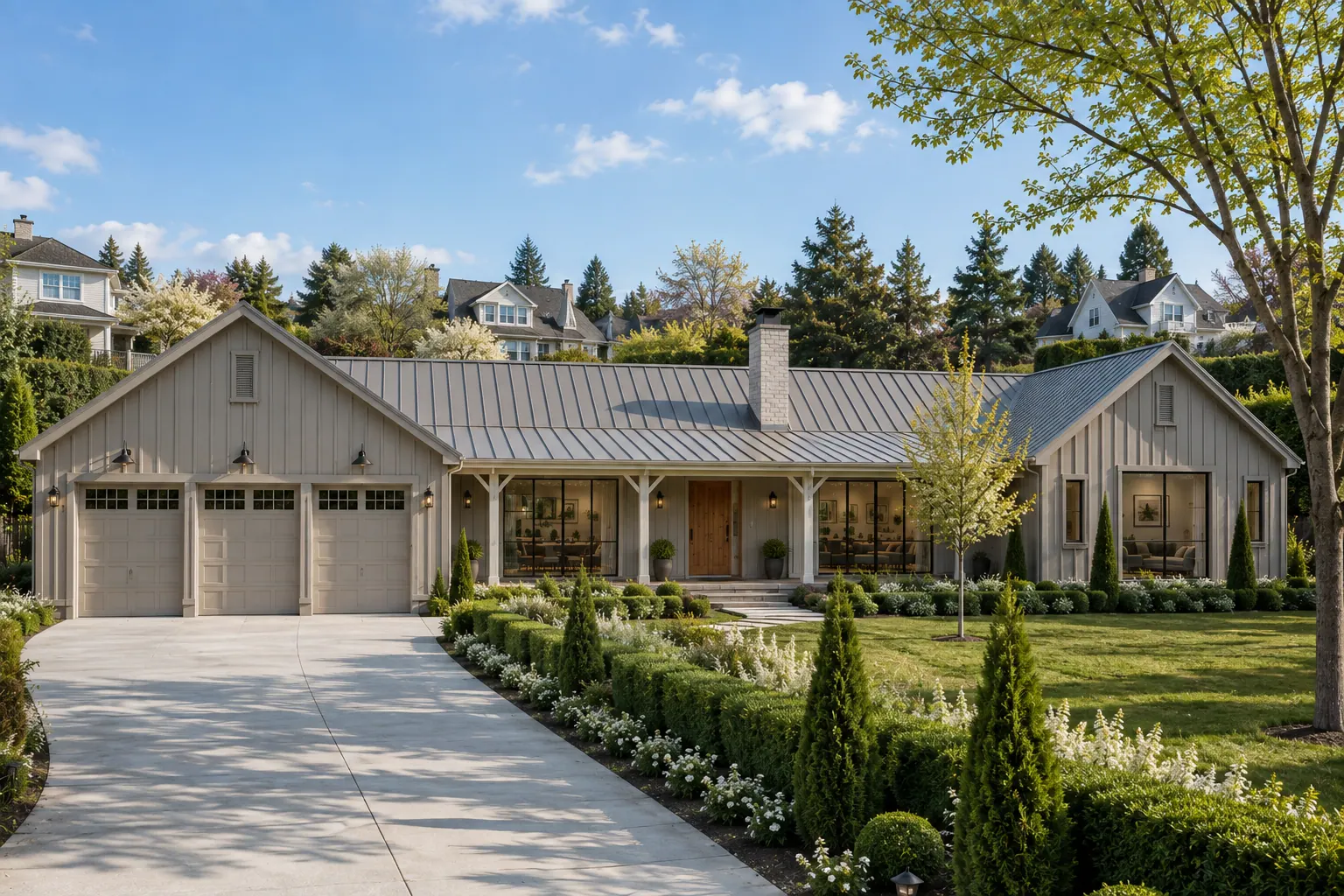 Homes with formal gardens: concept view 2