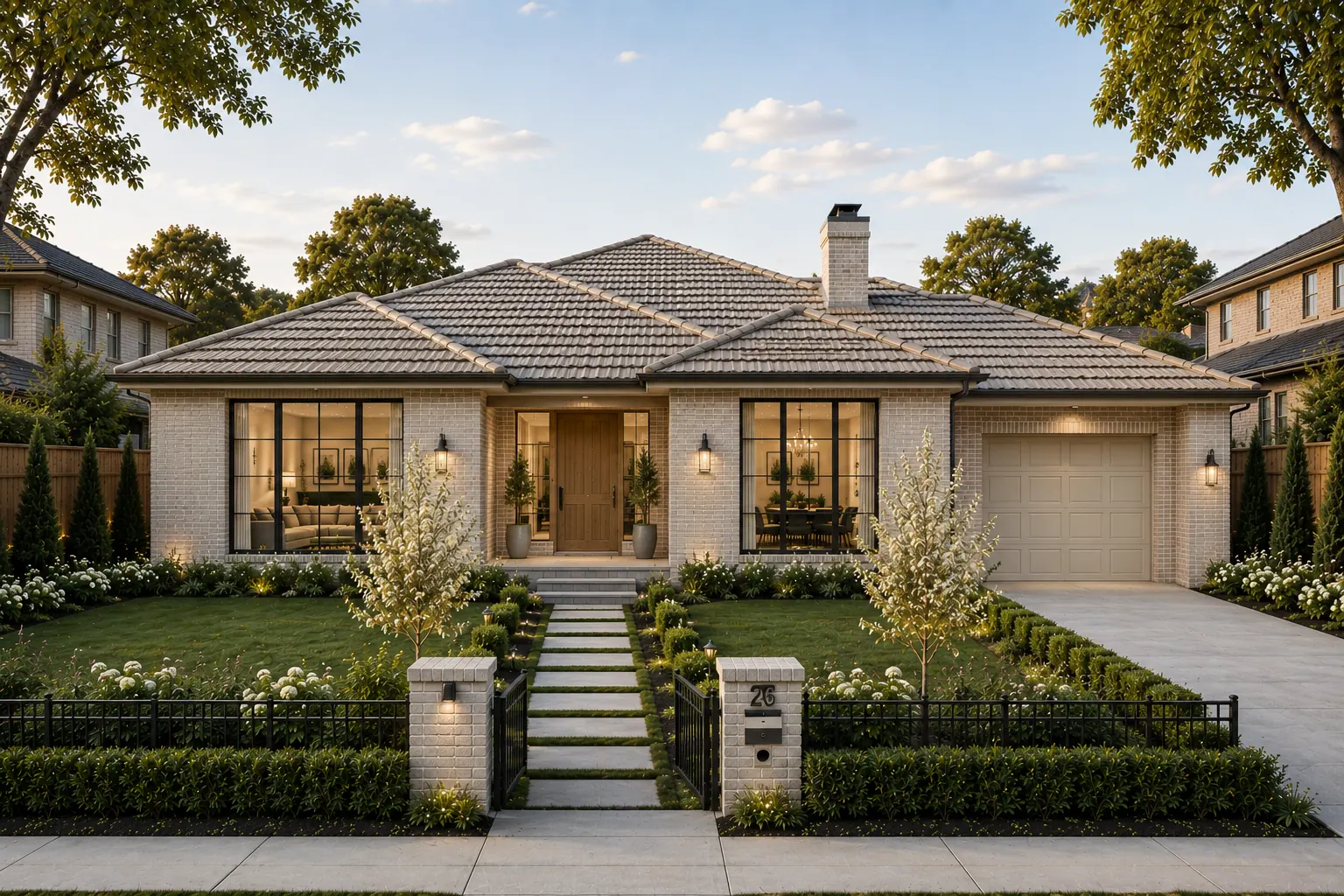 Homes with formal gardens: concept view 4