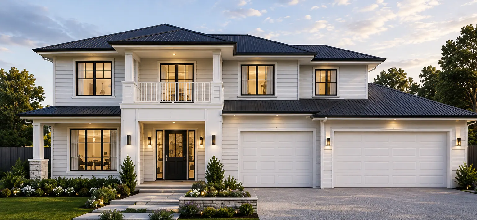 Modern farmhouse homes: concept view 3