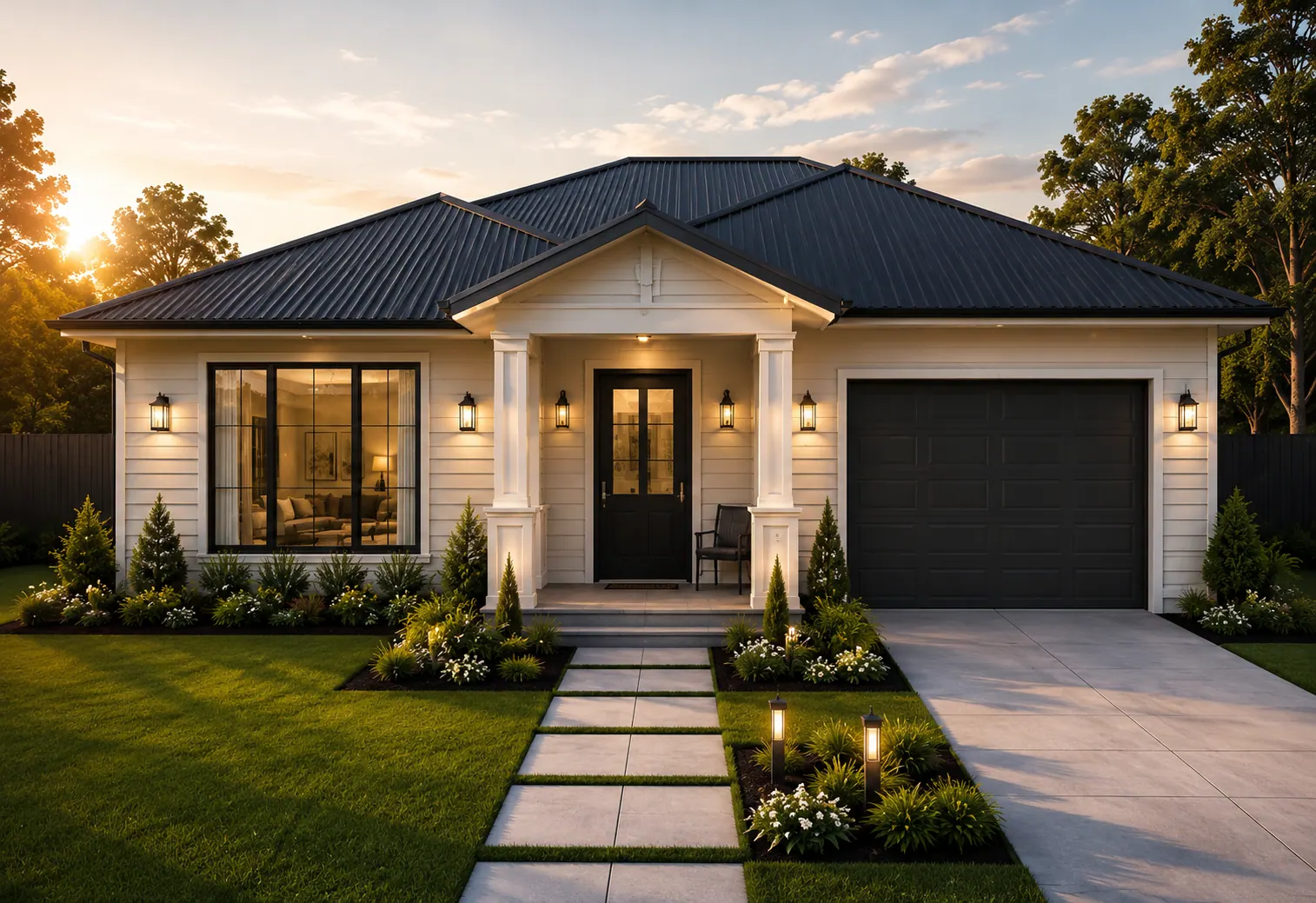 Modern farmhouse homes: concept view 6