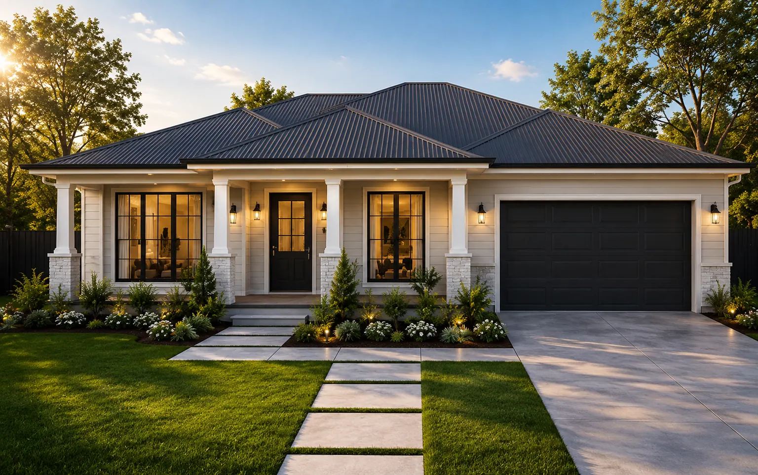 Modern farmhouse homes: concept view 7