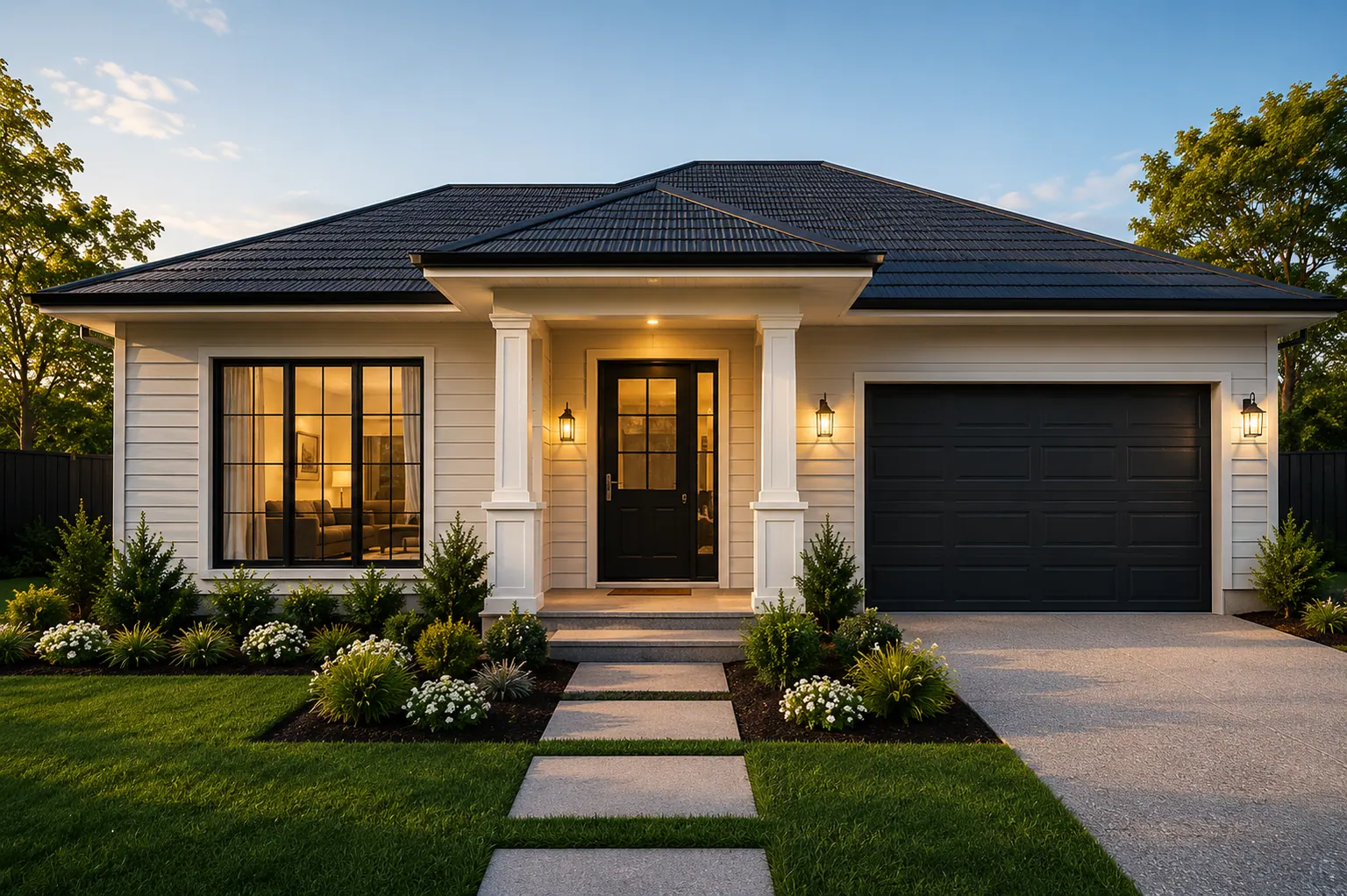 Modern farmhouse homes: concept view 8