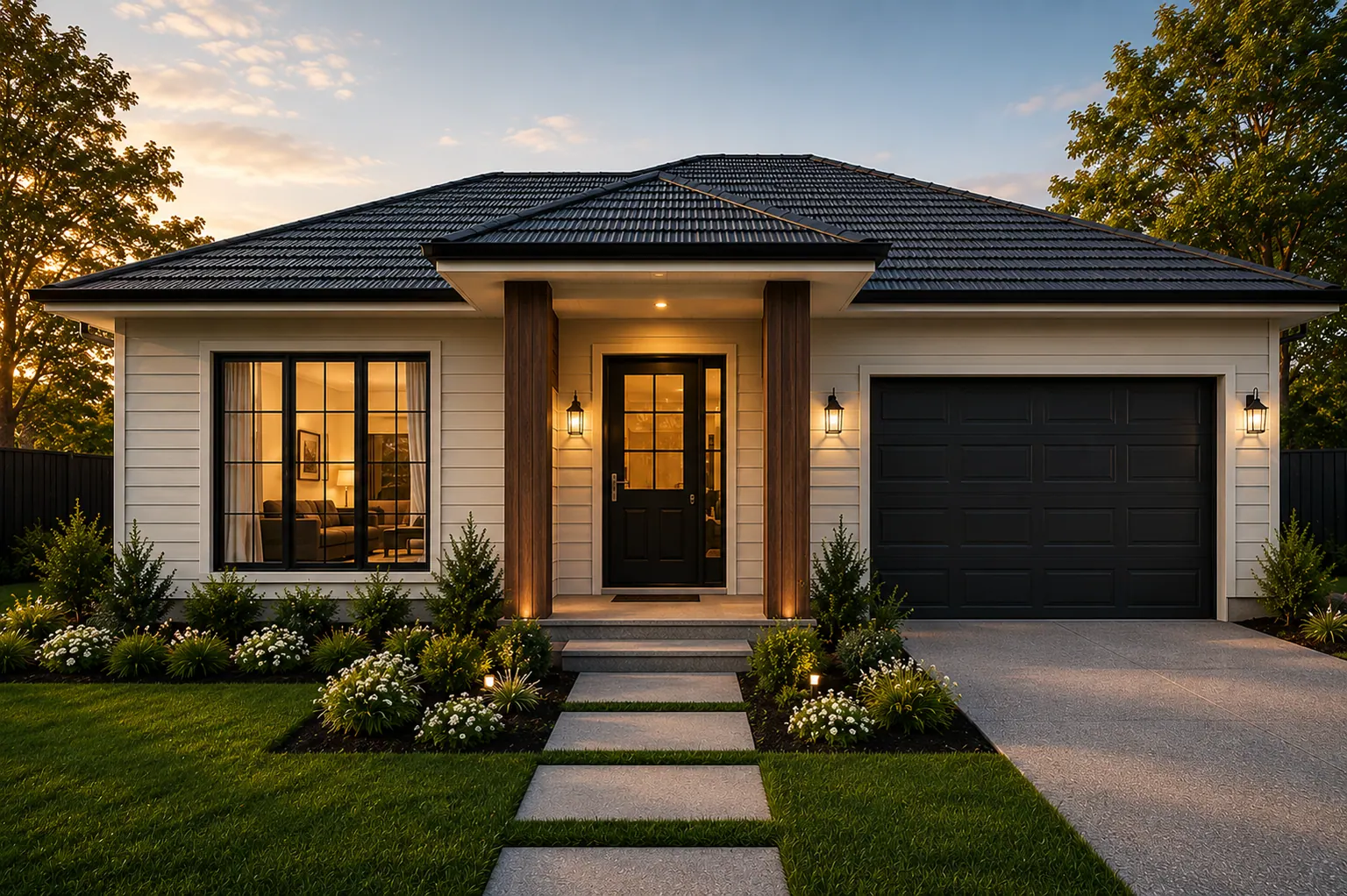 Modern farmhouse homes: concept view 9