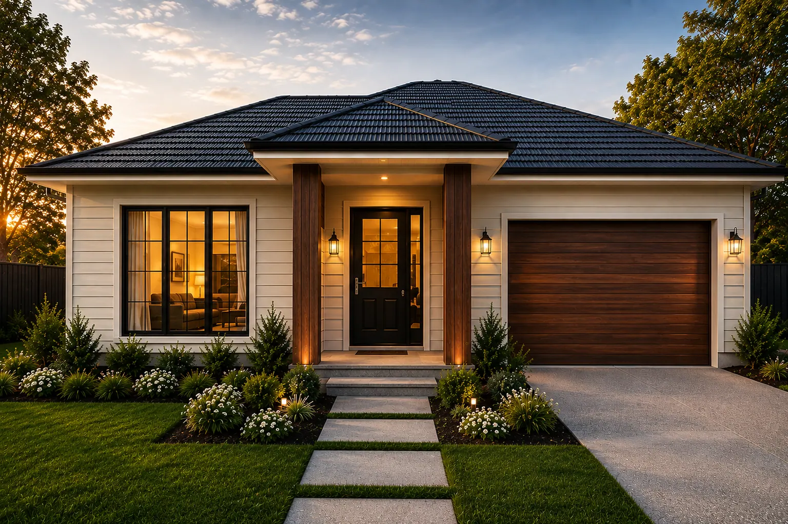 Modern farmhouse homes: concept view 10