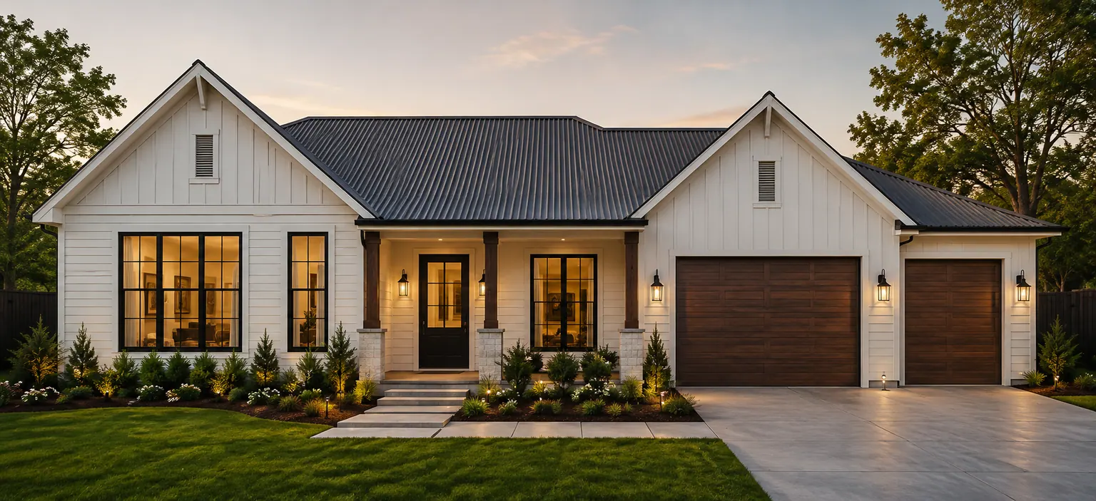 Modern farmhouse homes: concept view 12