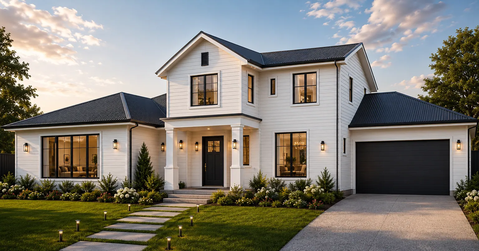 Modern farmhouse homes: concept view 15