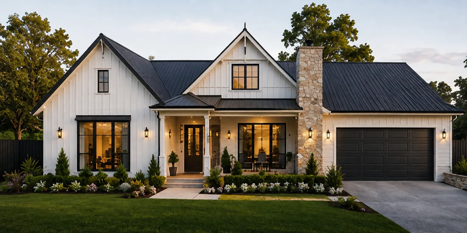 Modern farmhouse homes: concept view 20